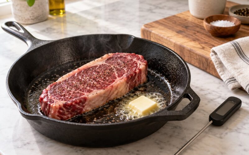 How to Cook Steak in Cast Iron: 6 Steps (2026)