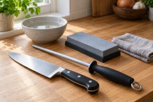 how to hone a knife between sharpenings