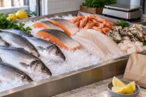 how to buy fish at a seafood counter