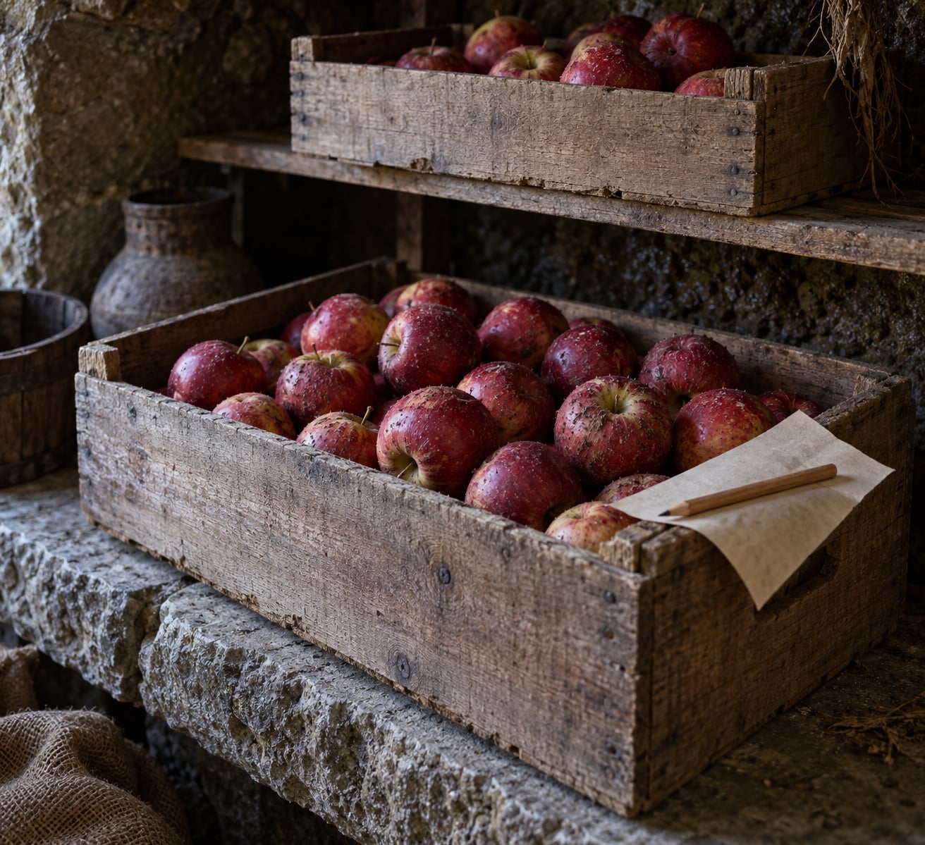 how to store apples for months