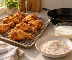 how to make buttermilk fried chicken