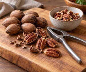 how to crack pecans at home