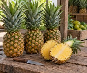 how to tell if a pineapple is ripe