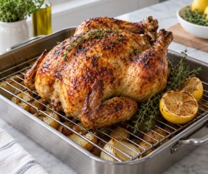 how to roast a chicken with crispy skin