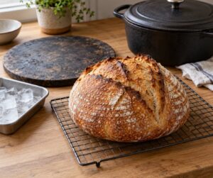 how to get a crispy crust on homemade bread