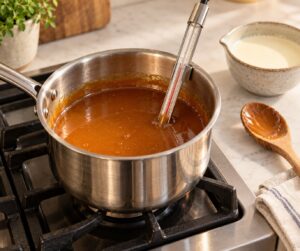how to make caramel without it crystallizing