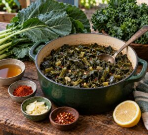 how to season greens without pork