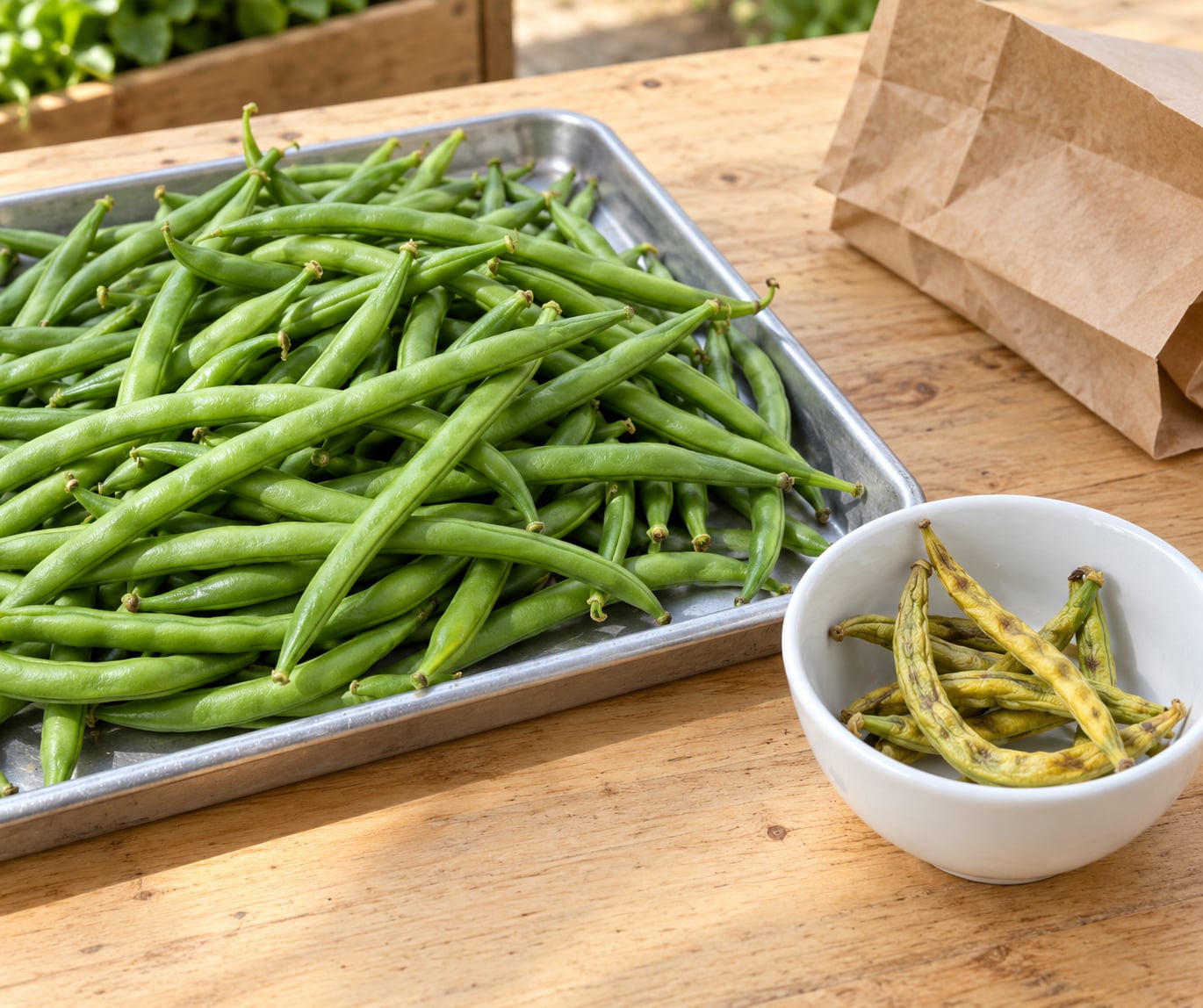 how to tell if green beans are fresh