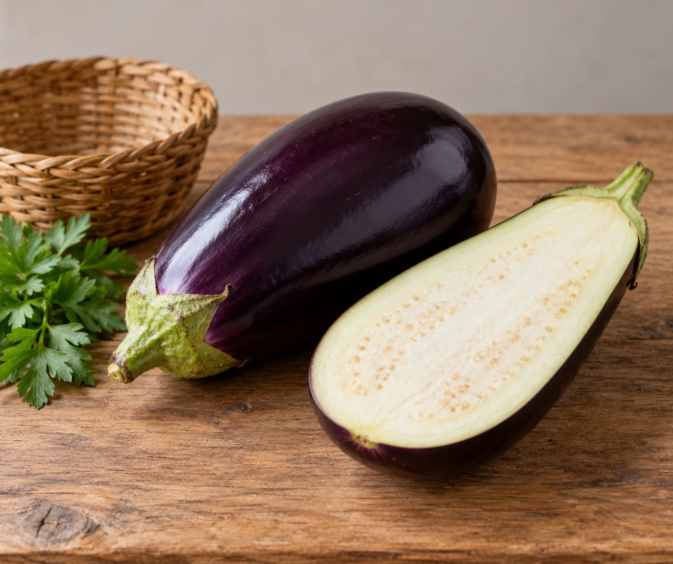 how to tell if an eggplant is fresh