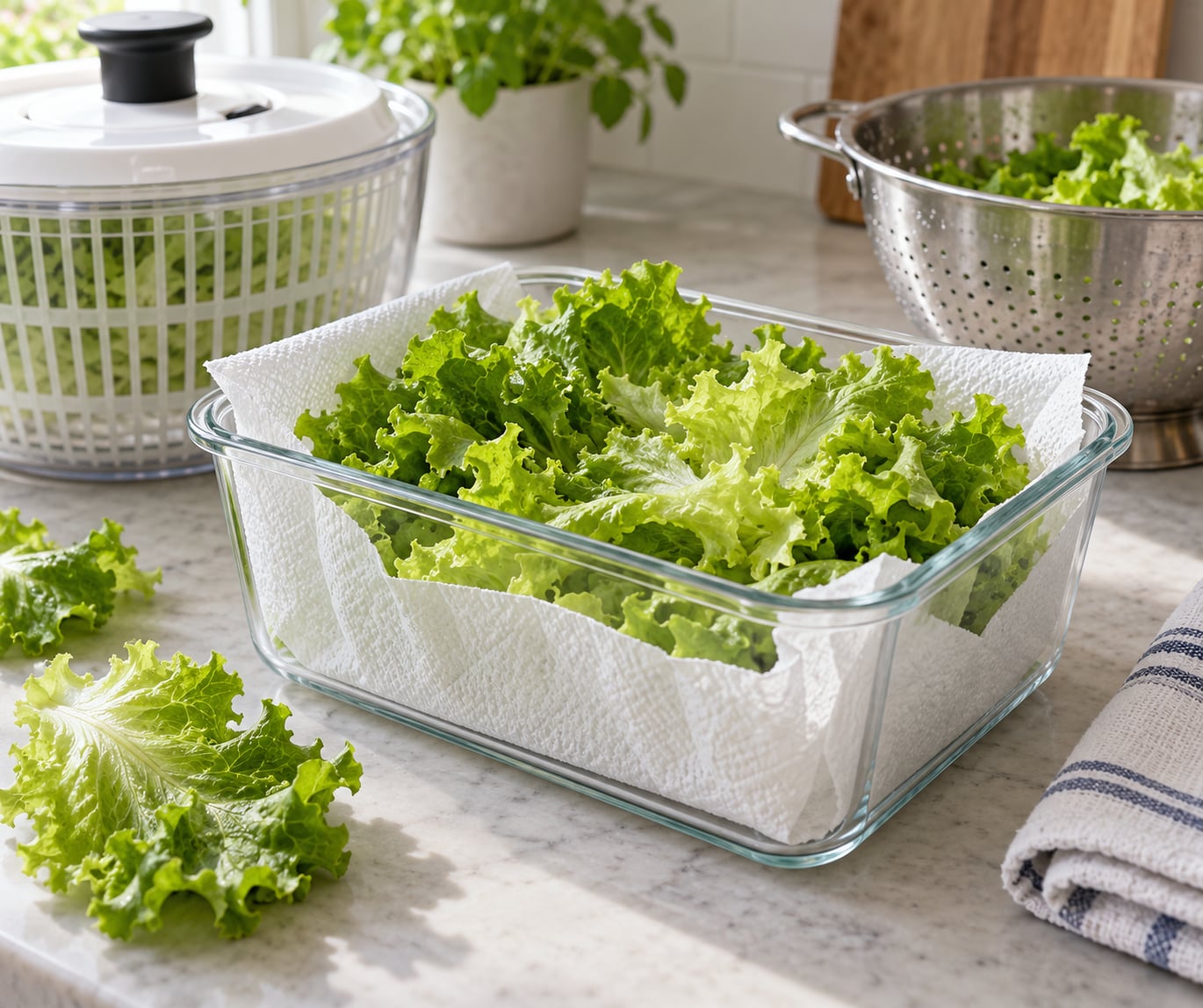 how to keep lettuce fresh for two weeks
