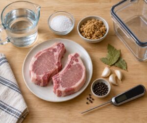 how to brine a pork chop