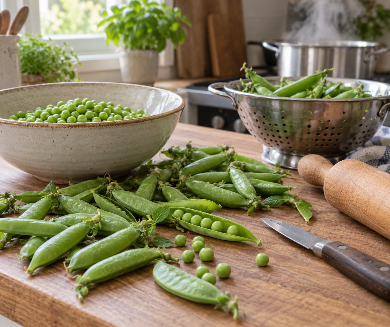 how to shell field peas quickly