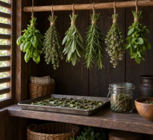 how to dry herbs without a dehydrator