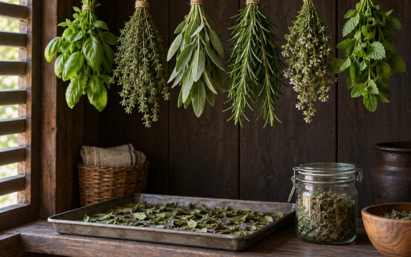 How to Dry Herbs Without a Dehydrator: Easy Methods 2026