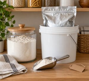 how to store flour long term
