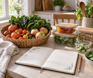 how to meal plan around what is in season