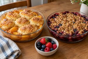 what is the difference between a cobbler and a crisp