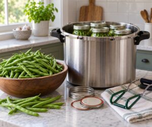 how to pressure can green beans