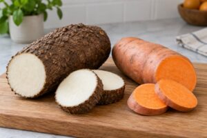how to tell the difference between yams and sweet potatoes