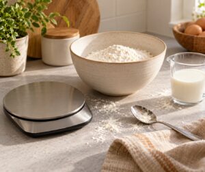 why you should bake with a kitchen scale