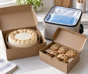 how to transport baked goods to a market without damage