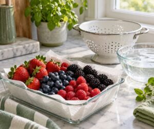 how to store fresh berries so they do not mold