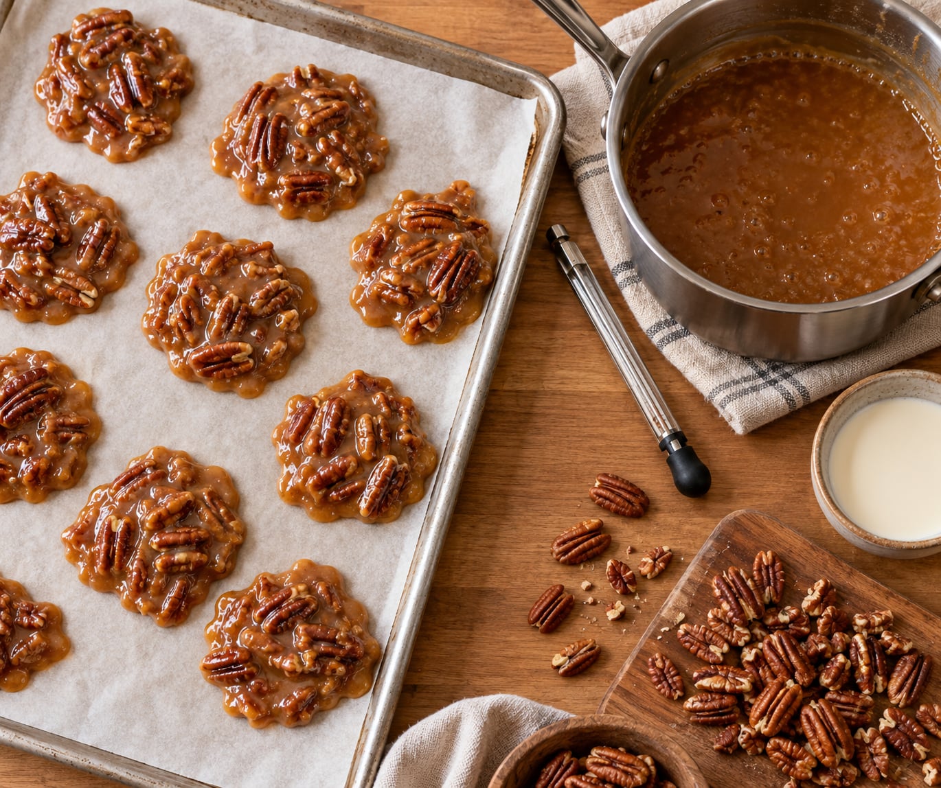 how to make pralines that set properly