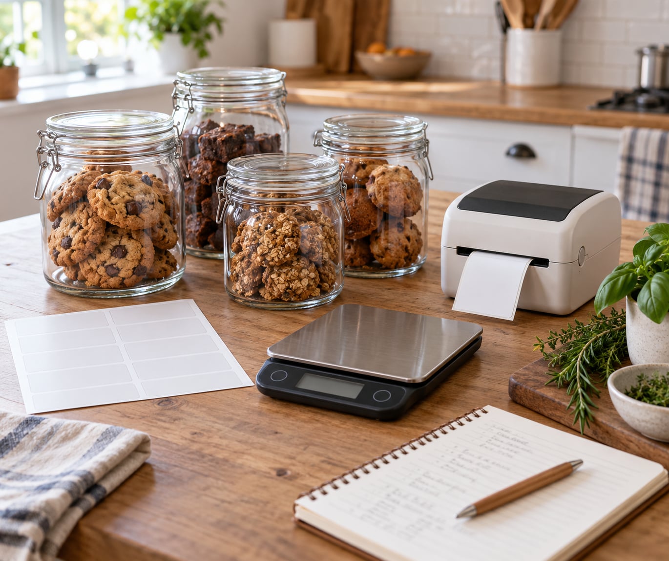 how to label homemade food for sale