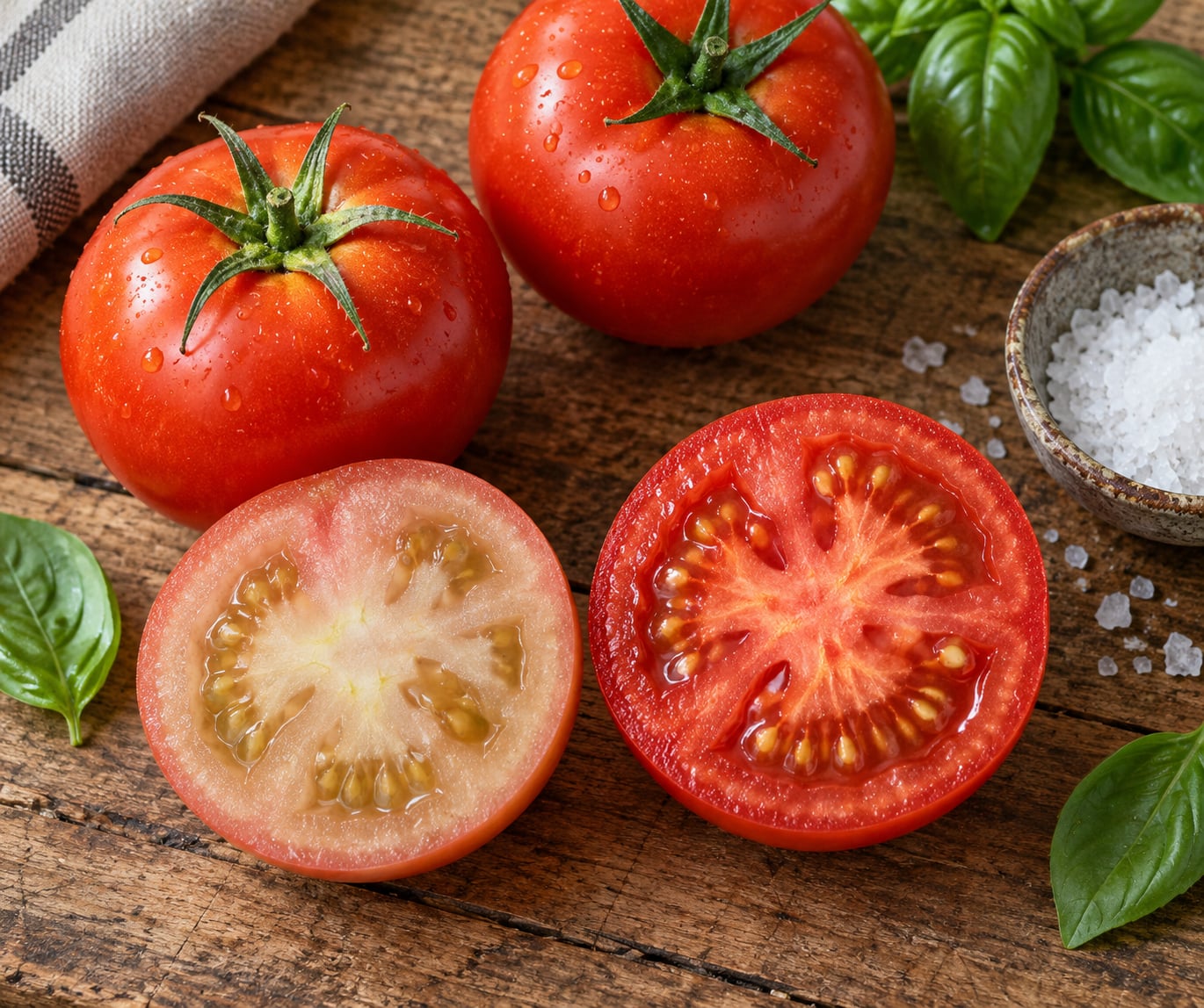 why do store tomatoes taste bland
