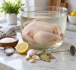 how to brine a whole chicken