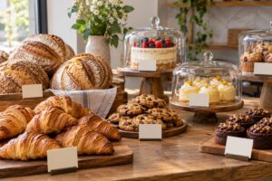what to look for at a bakery counter
