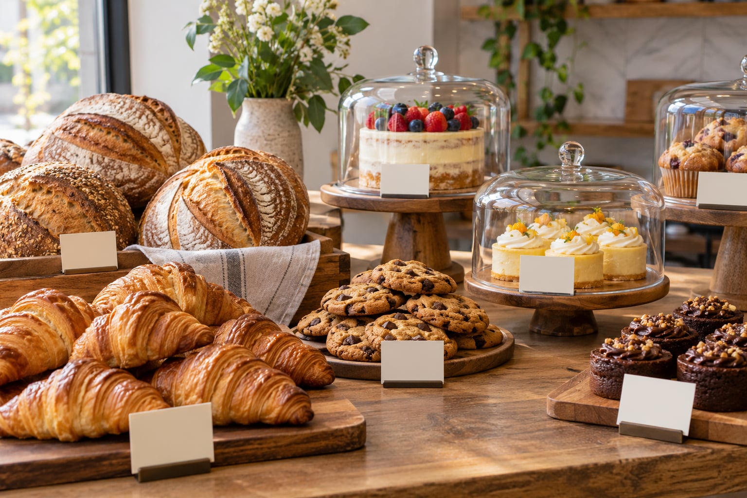 what to look for at a bakery counter
