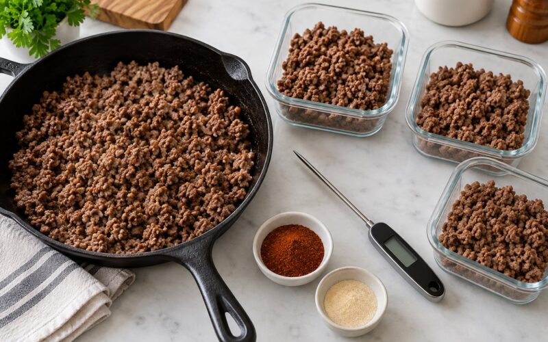 How to Cook Ground Beef for the Week: Easy Batch Prep (2026)