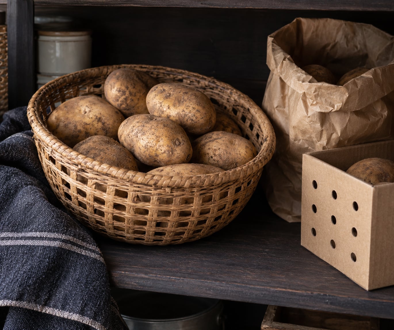 how to store potatoes so they do not sprout