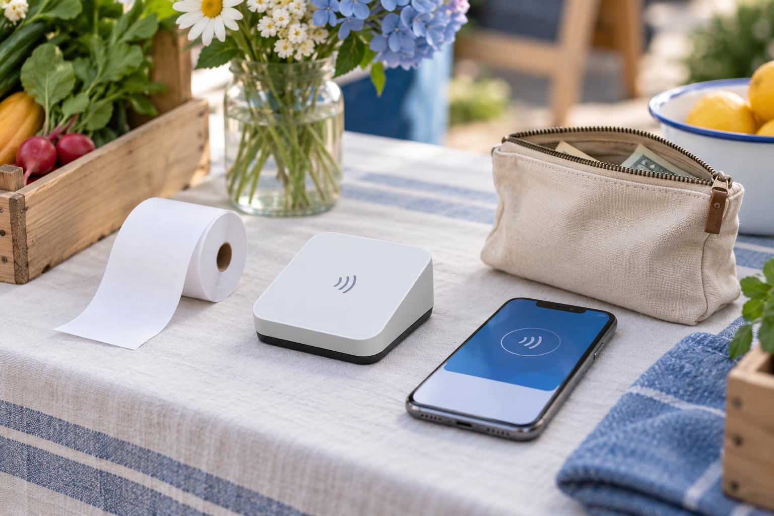 how to accept card payments at a market booth