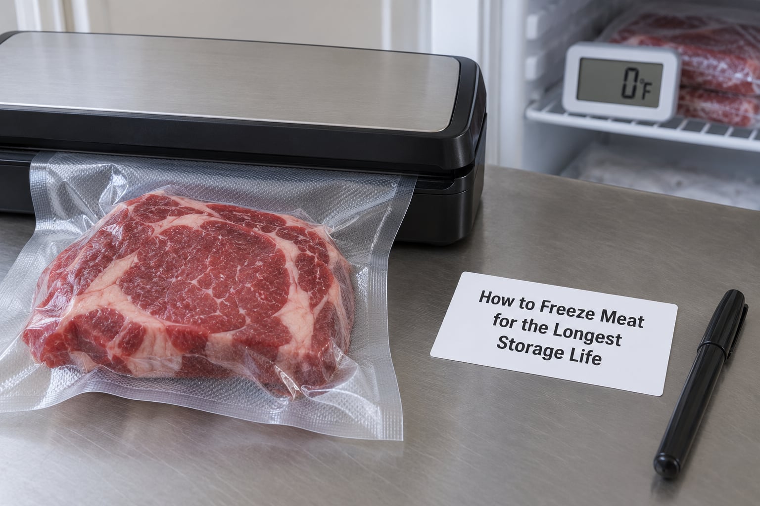 How to Freeze Meat for the Longest Storage Life