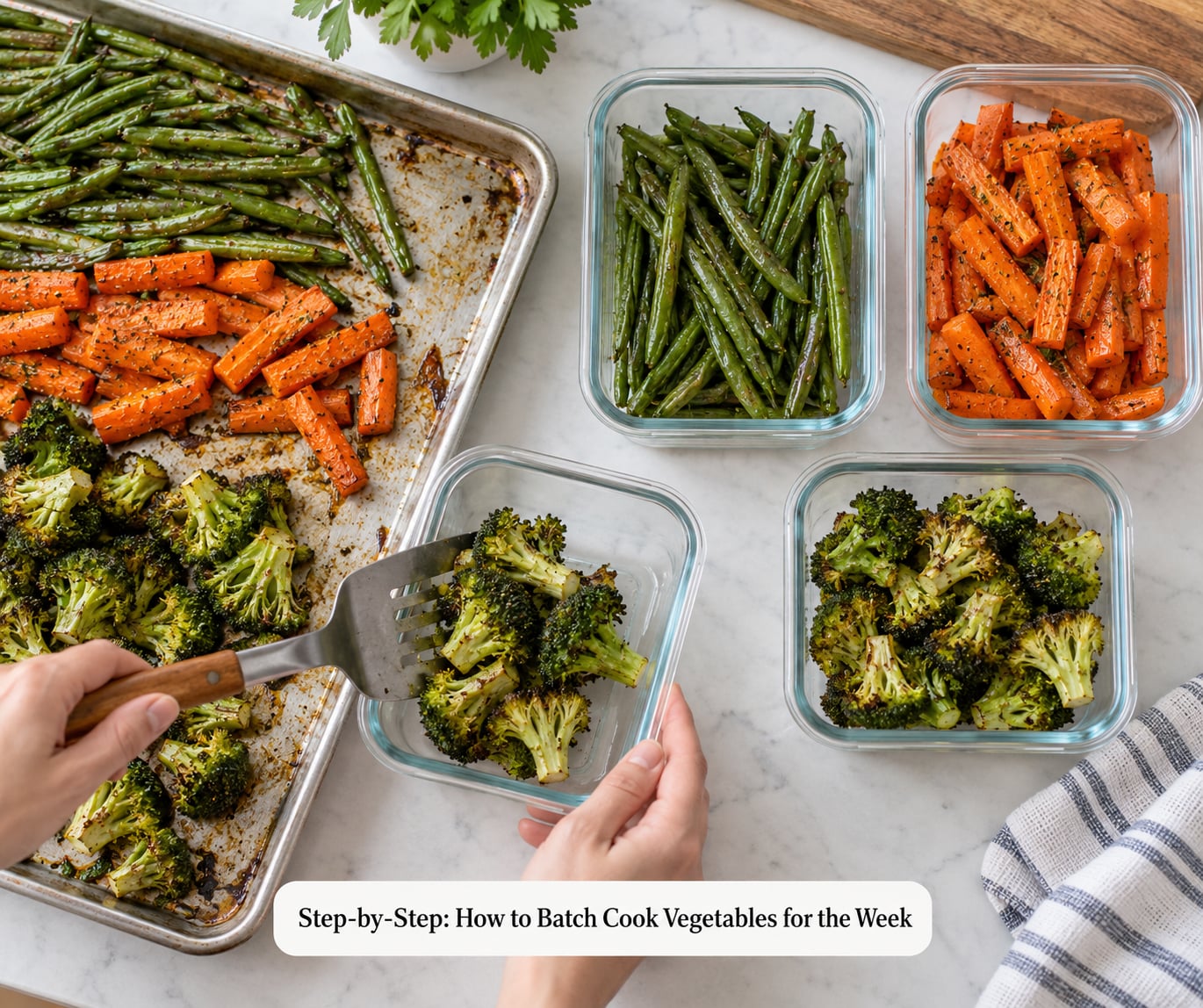 Step-by-Step: How to Batch Cook Vegetables for the Week