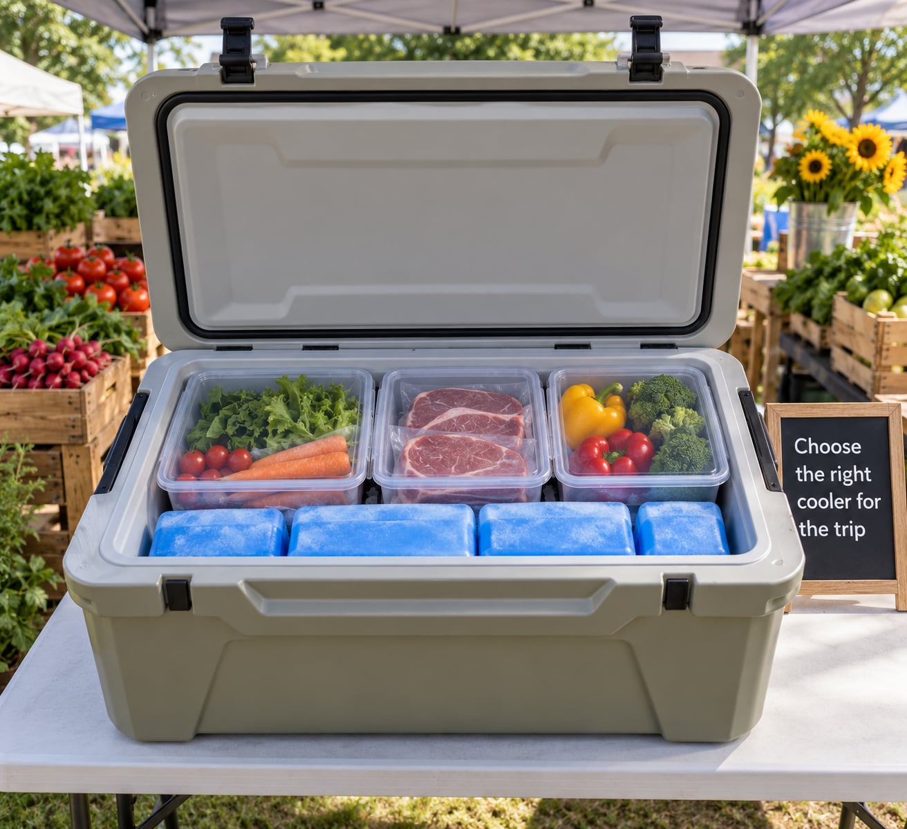 Choose the right cooler for the trip