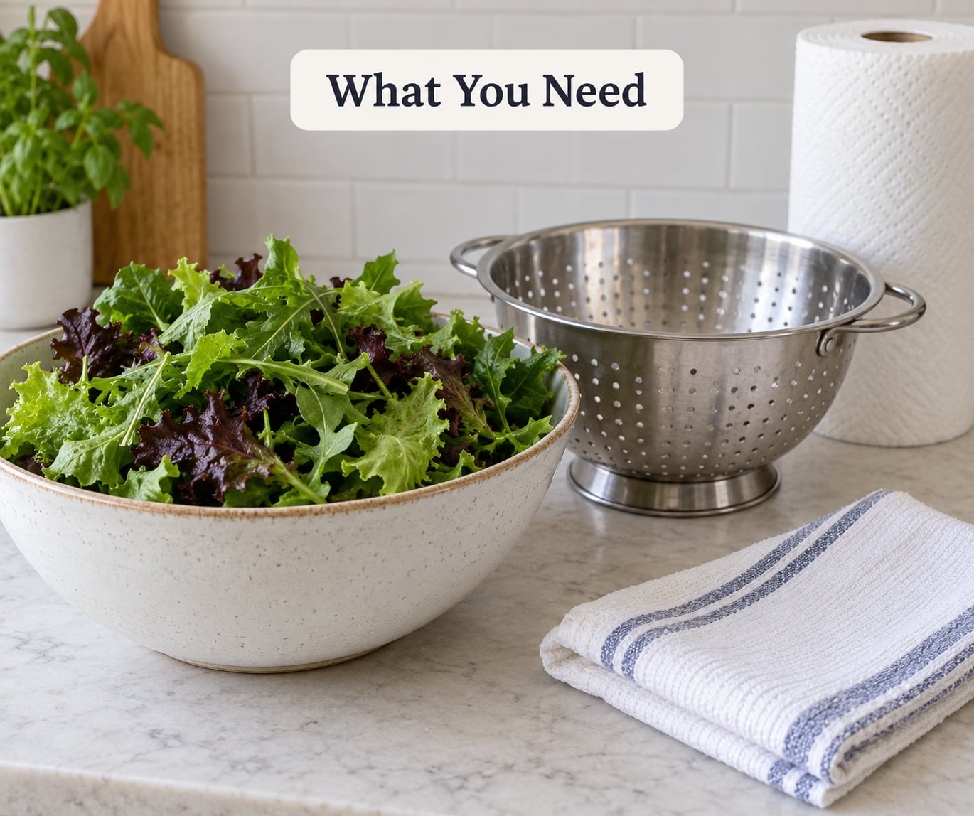What You Need