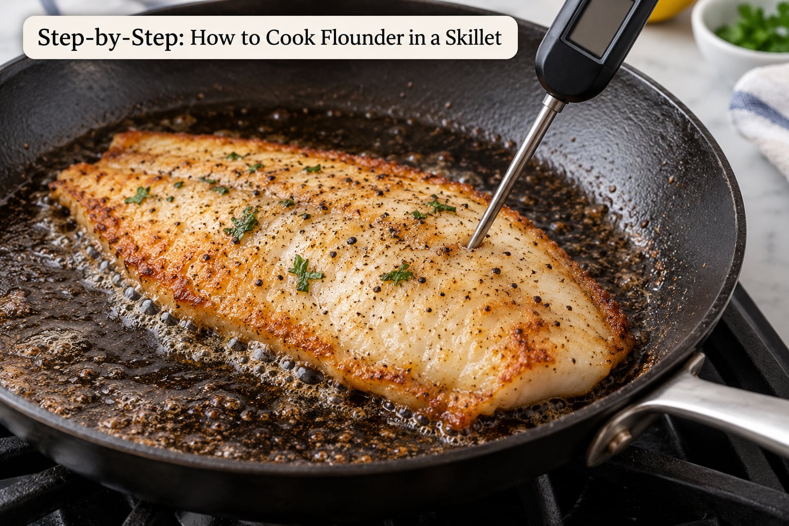 Step-by-Step: How to Cook Flounder in a Skillet