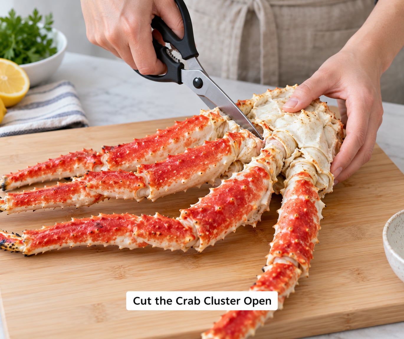Cut the Crab Cluster Open