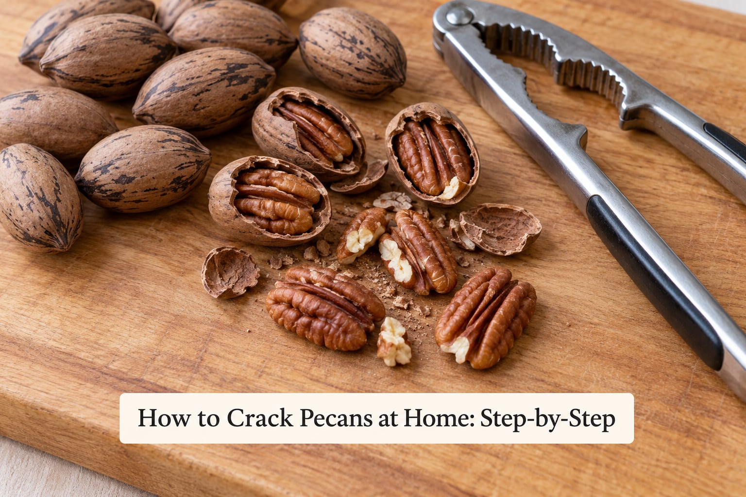 How to Crack Pecans at Home: Step-by-Step
