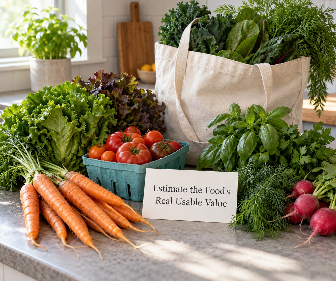 Estimate the Food's Real Usable Value