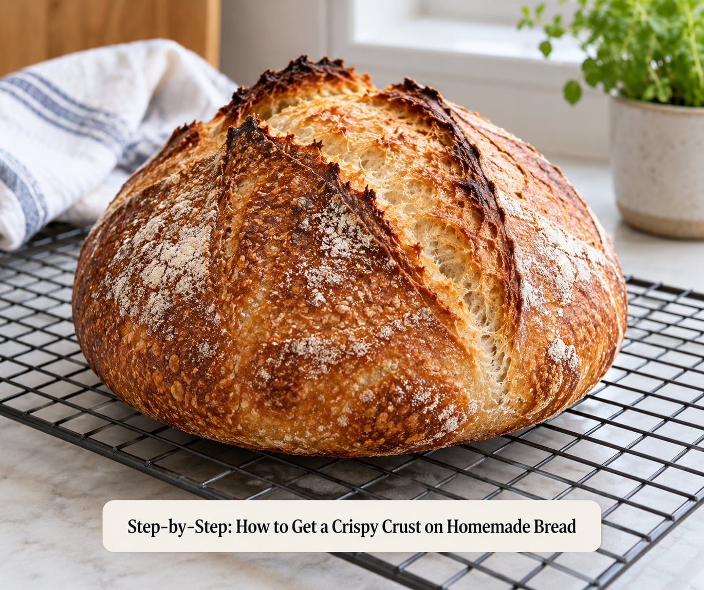 Step-by-Step: How to Get a Crispy Crust on Homemade Bread