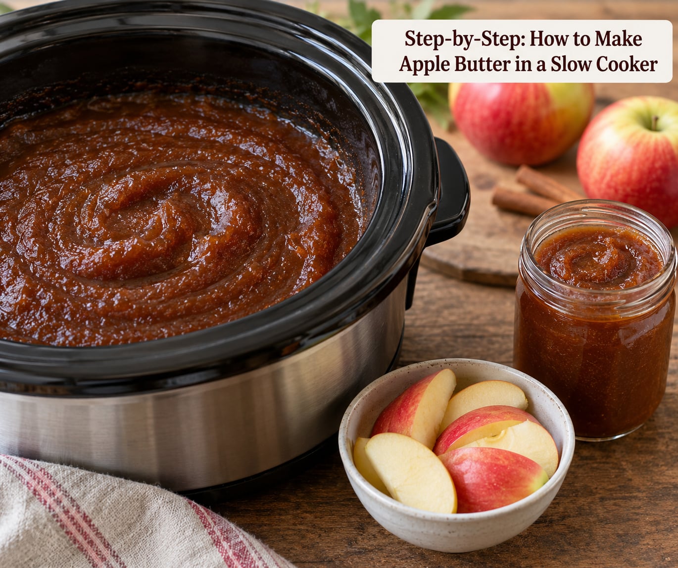 Step-by-Step: How to Make Apple Butter in a Slow Cooker