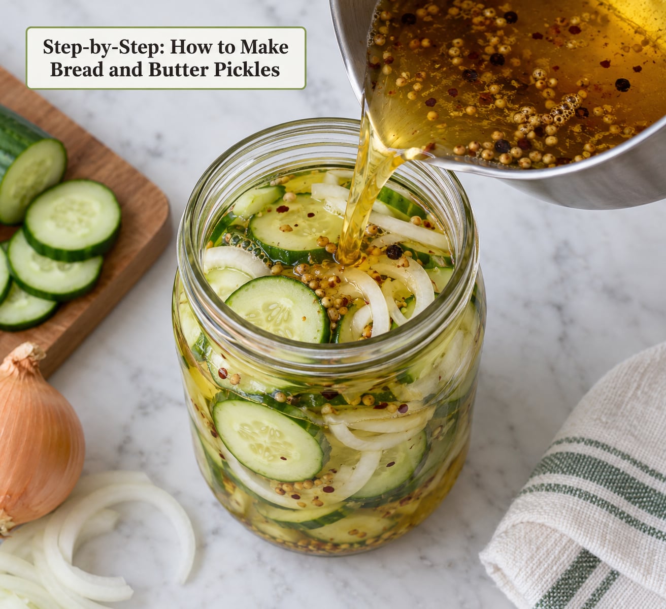 Step-by-Step: How to Make Bread and Butter Pickles