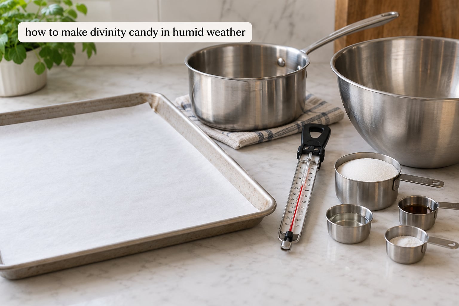 how to make divinity candy in humid weather