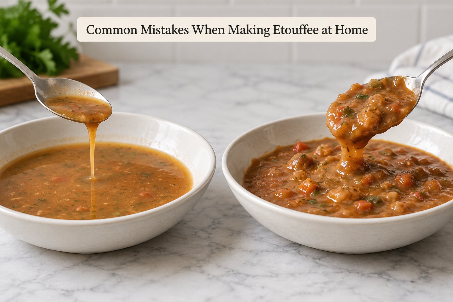 Common Mistakes When Making Etouffee at Home
