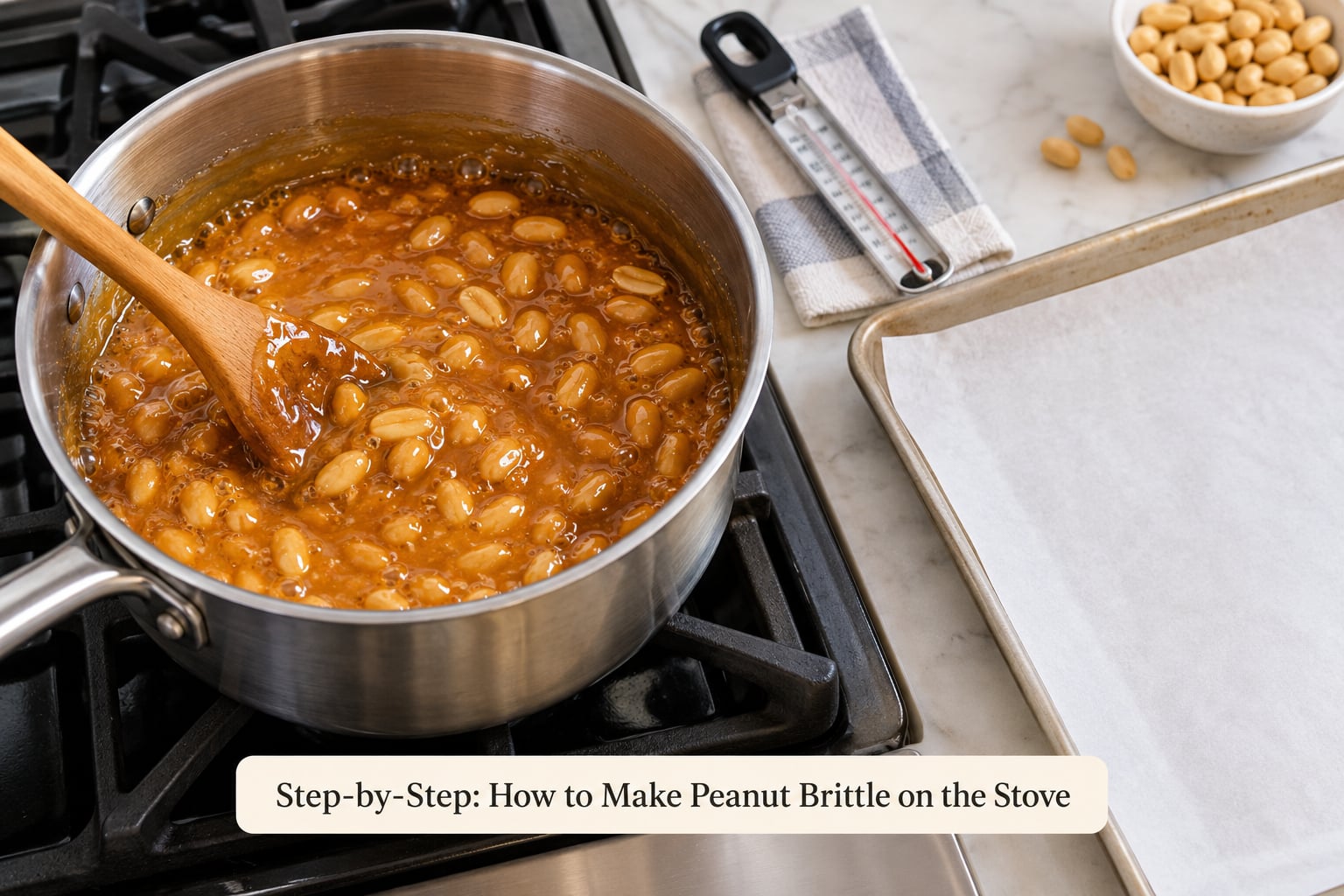 Step-by-Step: How to Make Peanut Brittle on the Stove