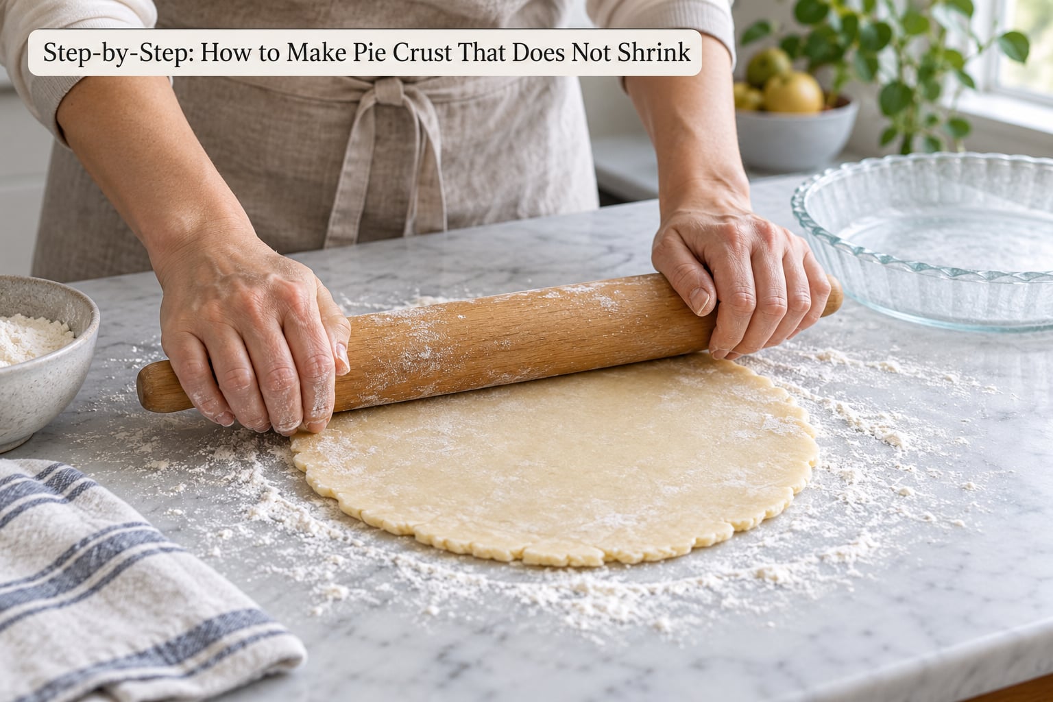 Step-by-Step: How to Make Pie Crust That Does Not Shrink